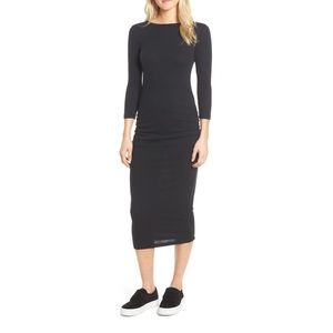 James Perse Scoop Back Knit Dress size S